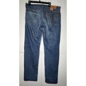 Levis 501 Original Fit Mens Jeans 36x36 Medium Wash Blue Straight Leg 00501-0000